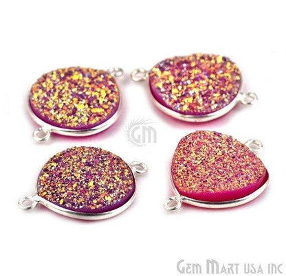 druzy connector beads, druzy connector