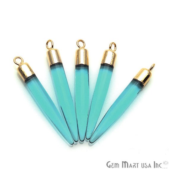 gemstone connector beads, gemstone connector pendant