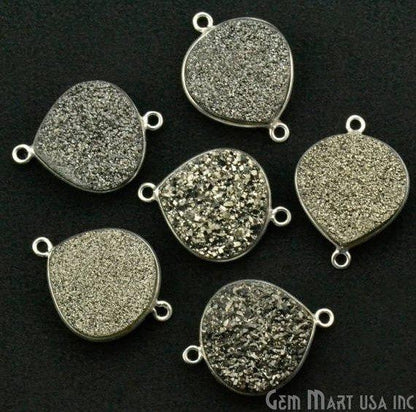 druzy connector beads, druzy connector