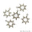 Star Shape Diamond Charms Pendant, 19x16mm 925 Sterling Silver Pave Charms Pendant - GemMartUSA (755137118255)