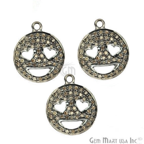 Smiley Shape Diamond Charms...