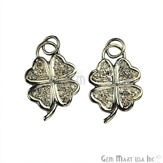 Flower Shape Diamond Charms...