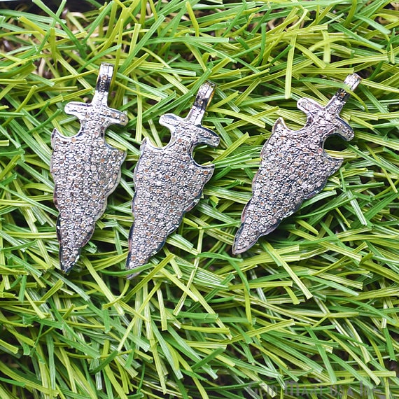 Pave Arrow Head Diamond...