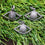 Pave Evil Eye Diamond Charm Pendant, Sterling Silver Necklace Charm Pendant - GemMartUSA (763627864111)