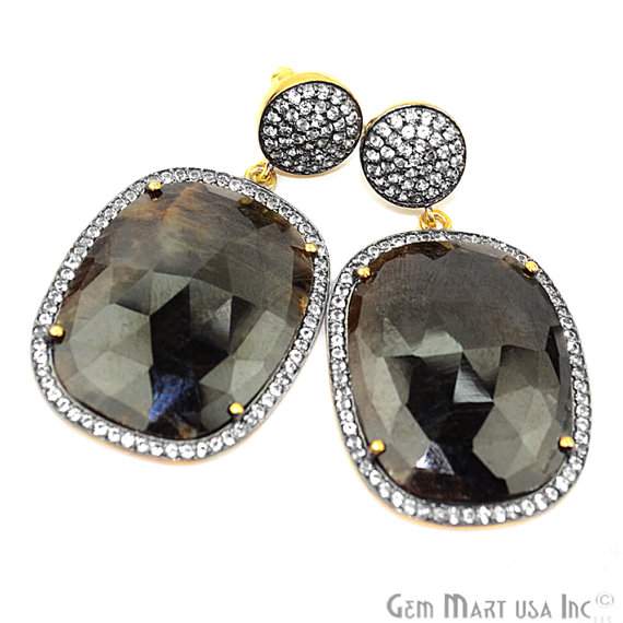 One Pair Sapphire with...