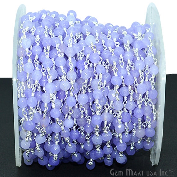 Light Lavender Silver Plated...