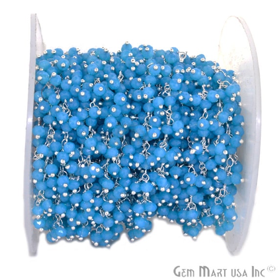 Sky Blue Cluster Beads...