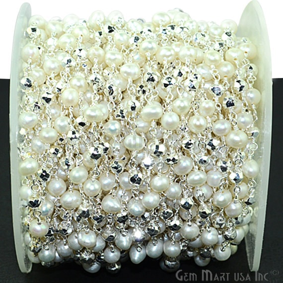 Silver Pyrite With Pearl...