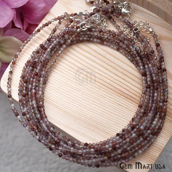 Strawberry Quartz Bead Chain,...