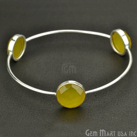 Natural Yellow Chalcedony 14mm...